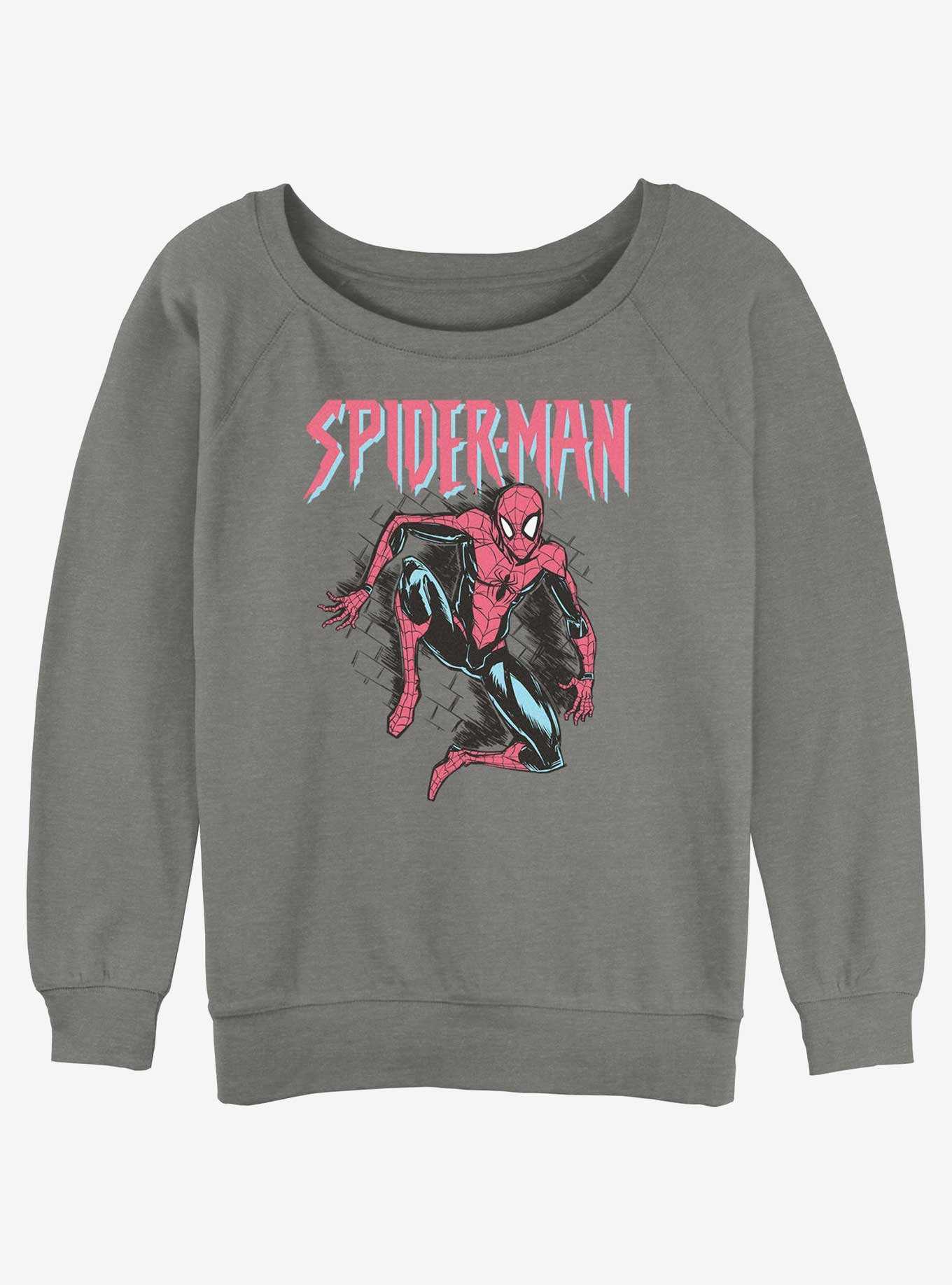 Marvel Spider-Man Spidey Pastel Girls Slouchy Sweatshirt, , hi-res