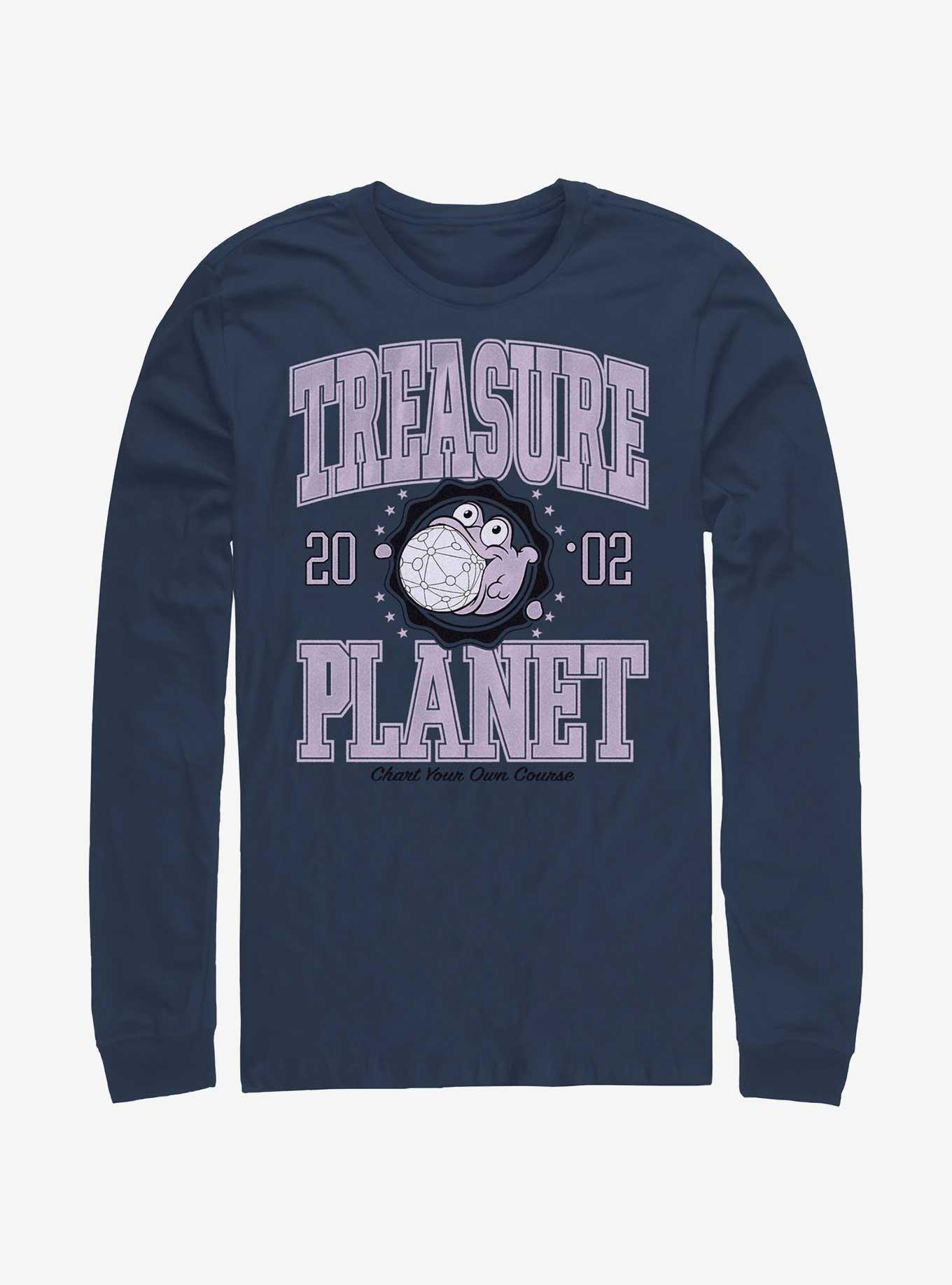 Disney Treasure Planet Morph College Long-Sleeve T-Shirt, NAVY, hi-res