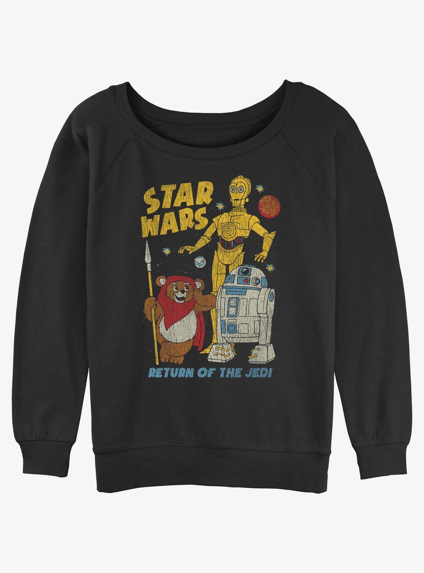 Star Wars Walk The Ewok Girls Slouchy Sweatshirt, , hi-res