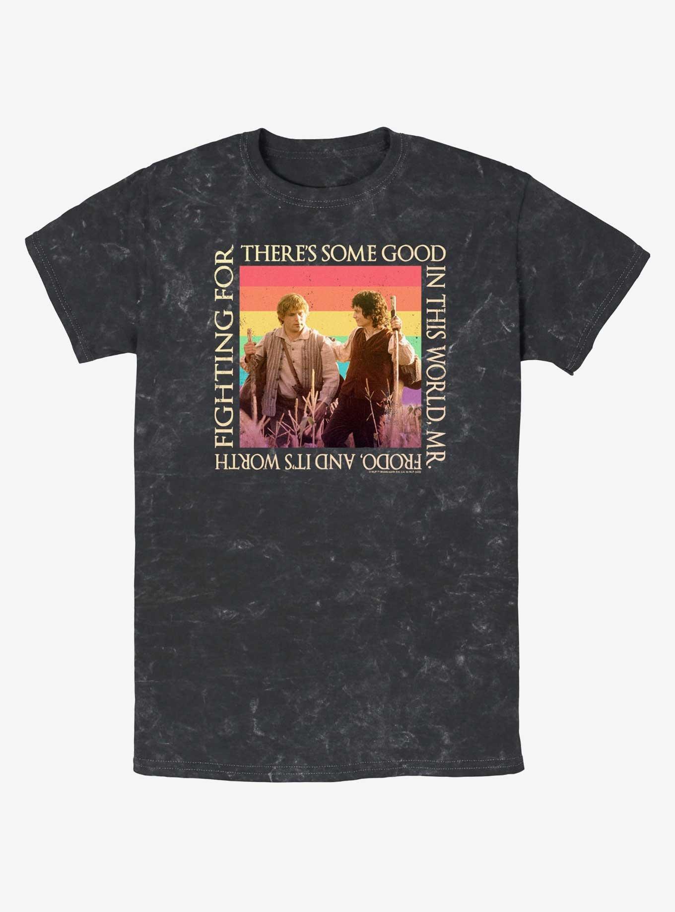 The Lord of the Rings Sam and Frodo Good In The World Mineral Wash T-Shirt, , hi-res