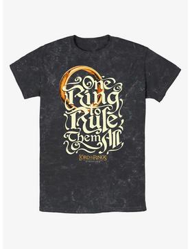 The Lord of the Rings One Ring Rules Mineral Wash T-Shirt, , hi-res