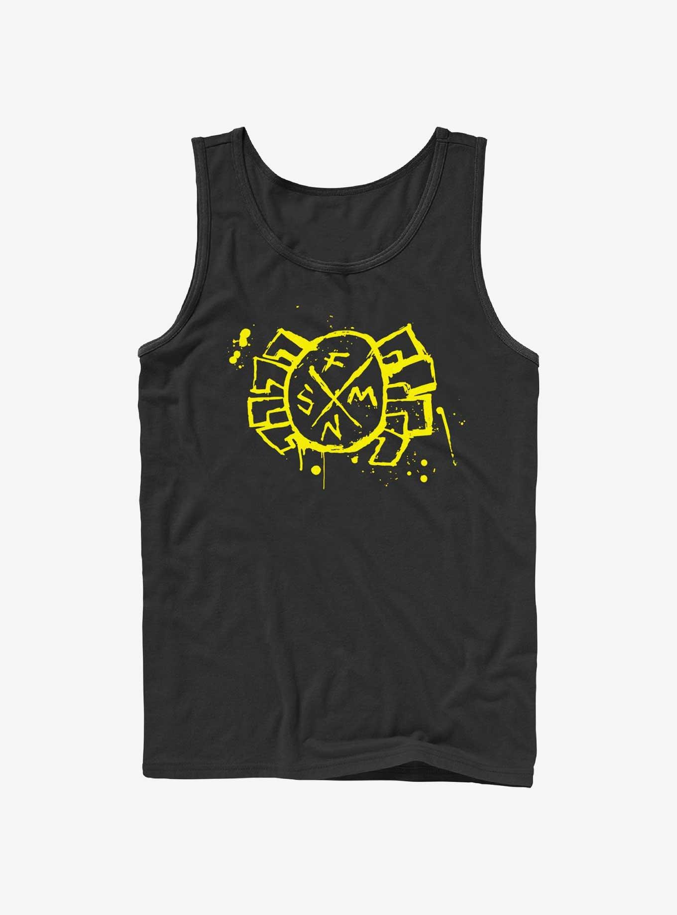Marvel Spider-Man: Across the Spider-Verse Spider-Punk Friendly Neighborhood Spider-Man Icon Tank, BLACK, hi-res