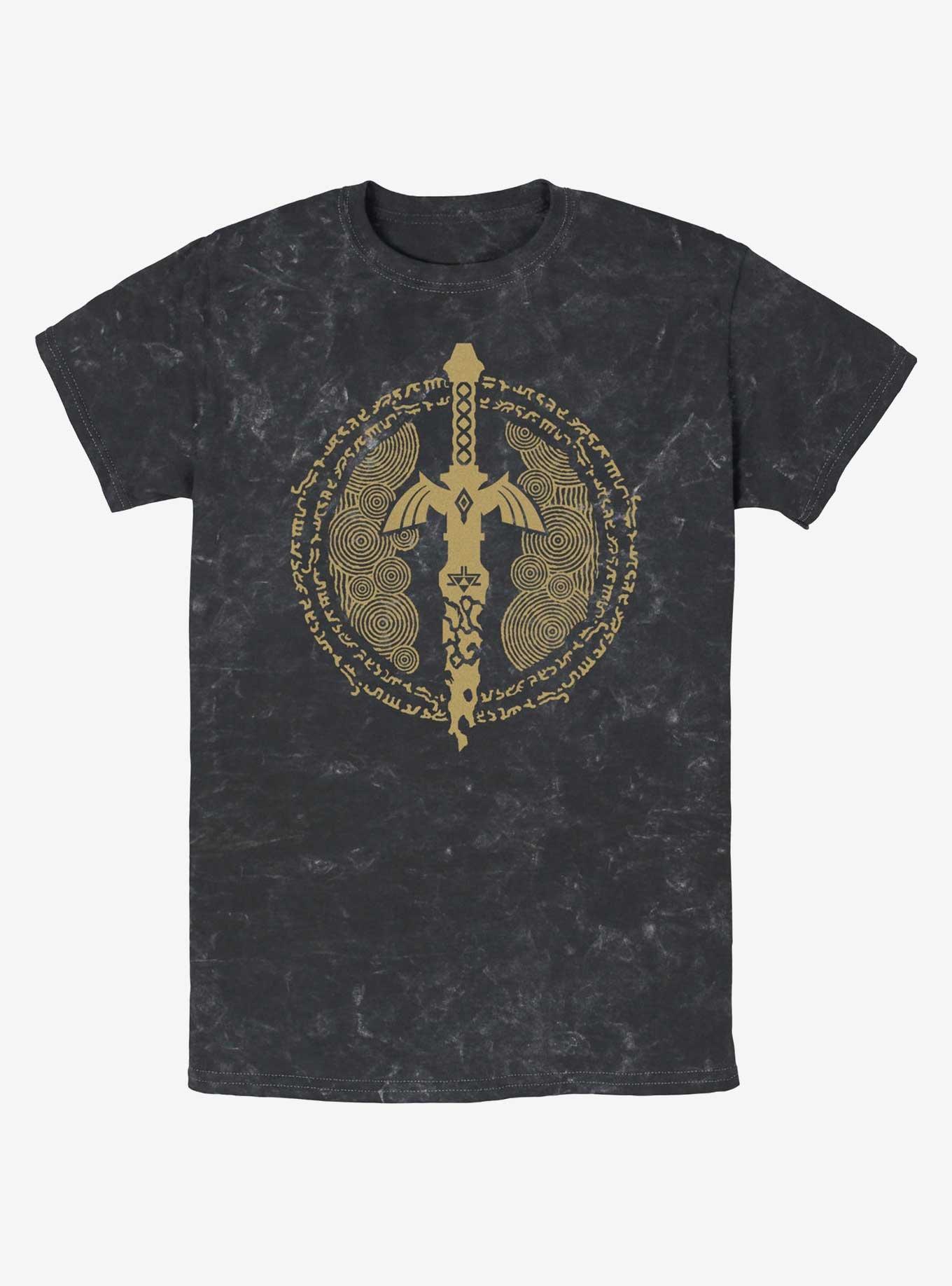 The Legend of Zelda Master Sword Icon Mineral Wash T-Shirt