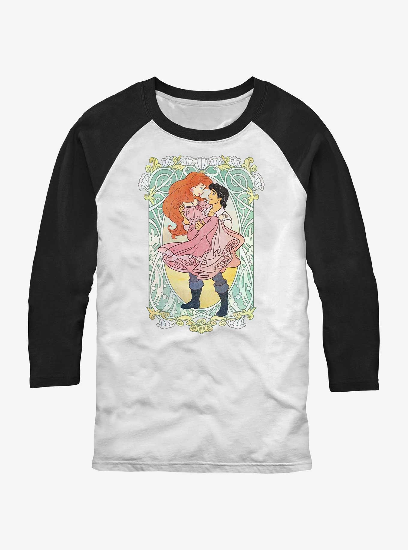 Disney The Little Mermaid Ariel and Eric Ever After Raglan T-Shirt, , hi-res