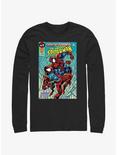 Marvel Spider-Man Clone Wars Comic Cover Long-Sleeve T-Shirt, BLACK, hi-res