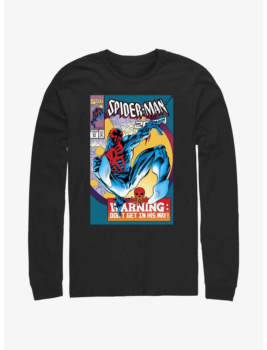 Marvel Spider-Man: Across the Spider-Verse O'Hara 2099 Comic Cover Long-Sleeve T-Shirt, BLACK, hi-res