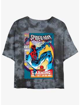 Marvel Spider-Man: Across the Spider-Verse O'Hara 2099 Comic Cover Womens Tie-Dye Crop T-Shirt, , hi-res