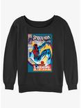 Marvel Spider-Man: Across the Spider-Verse O'Hara 2099 Comic Cover Womens Slouchy Sweatshirt, BLACK, hi-res