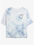 Disney Big Hero 6 Pocket Baymax Womens Tie-Dye Crop T-Shirt, WHITEBLUE, hi-res