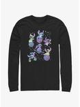 Disney Lilo & Stitch Planetary Stitch Long-Sleeve T-Shirt, BLACK, hi-res