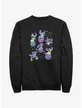 Disney Lilo & Stitch Planetary Stitch Sweatshirt, BLACK, hi-res
