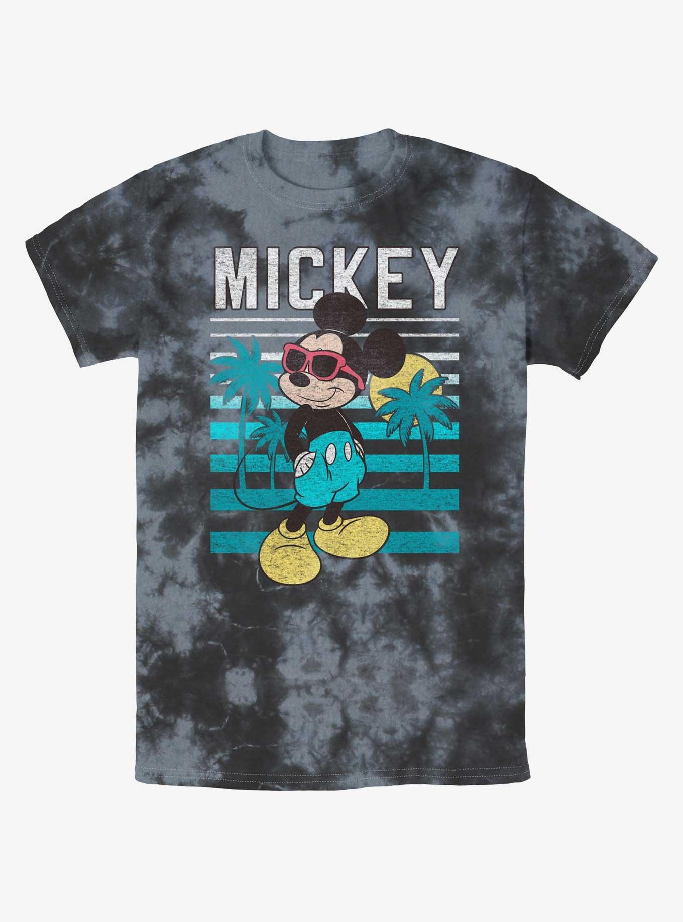 Disney Mickey Mouse Beachin' Tie-Dye T-Shirt, BLKCHAR, hi-res