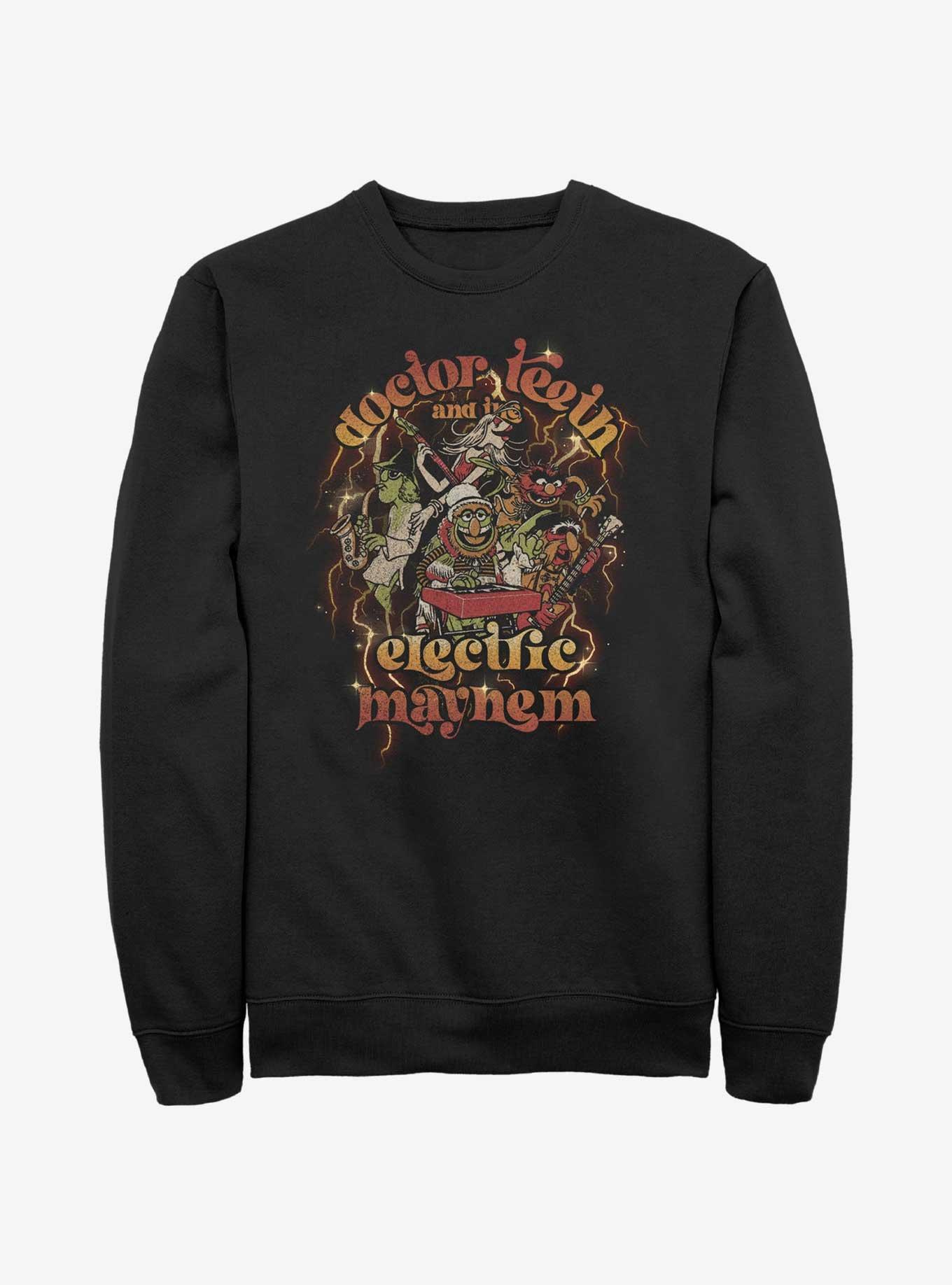 Disney The Muppets Doctor Teeth and the Electric Mayhem Sweatshirt, BLACK, hi-res