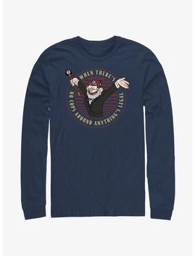 Disney Gravity Falls Stan No Cops Anything's Legal Long-Sleeve T-Shirt, , hi-res
