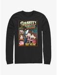 Disney Gravity Falls Trust No One Comic Cover Long-Sleeve T-Shirt, BLACK, hi-res