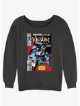Marvel Venom Lethal Protector Comic Cover Womens Slouchy Sweatshirt, CHAR HTR, hi-res
