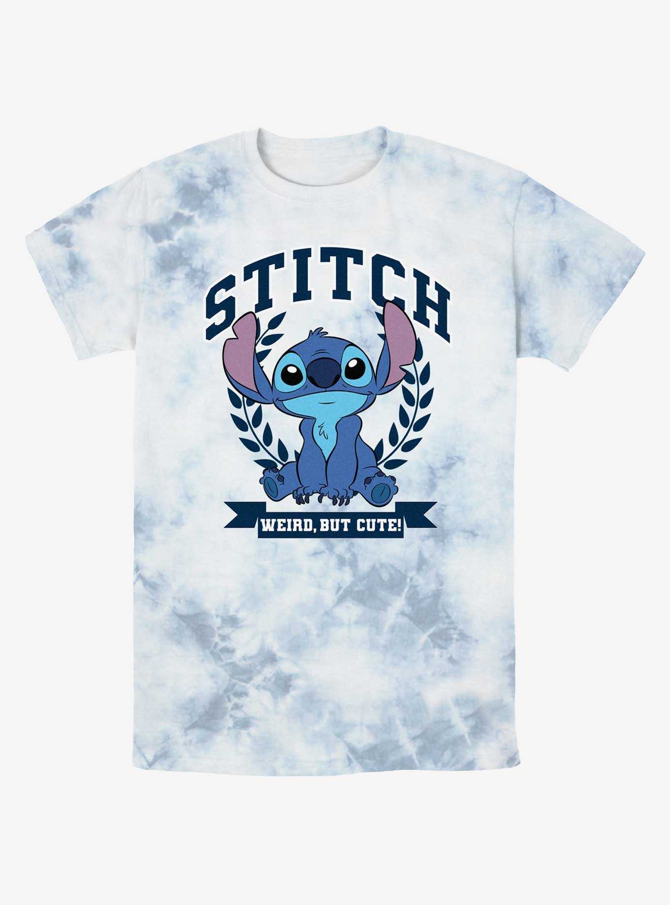 Disney Lilo & Stitch Weird But Cute Tie-Dye T-Shirt, , hi-res