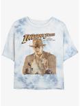 Indiana Jones and the Raiders of the Lost Ark Womens Tie-Dye Crop T-Shirt, WHITEBLUE, hi-res