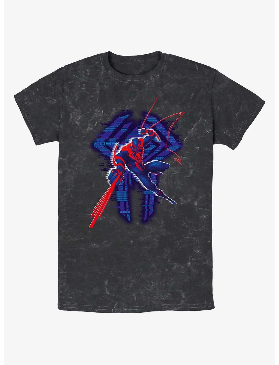 Marvel Spider-Man: Across the Spider-Verse Future Spider O'Hara Mineral Wash T-Shirt, BLACK, hi-res
