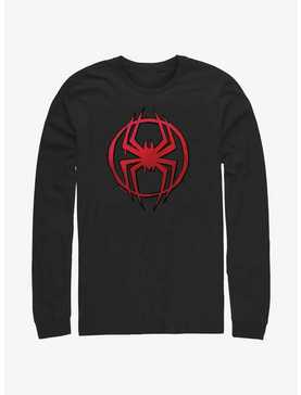 Marvel Spider-Man: Across the Spider-Verse Miles Morales Spider Logo Long-Sleeve T-Shirt, , hi-res