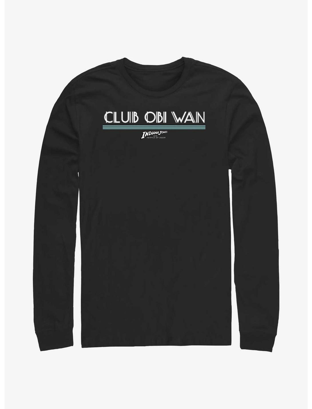Indiana Jones Club Obi Wan Long-Sleeve T-Shirt, BLACK, hi-res