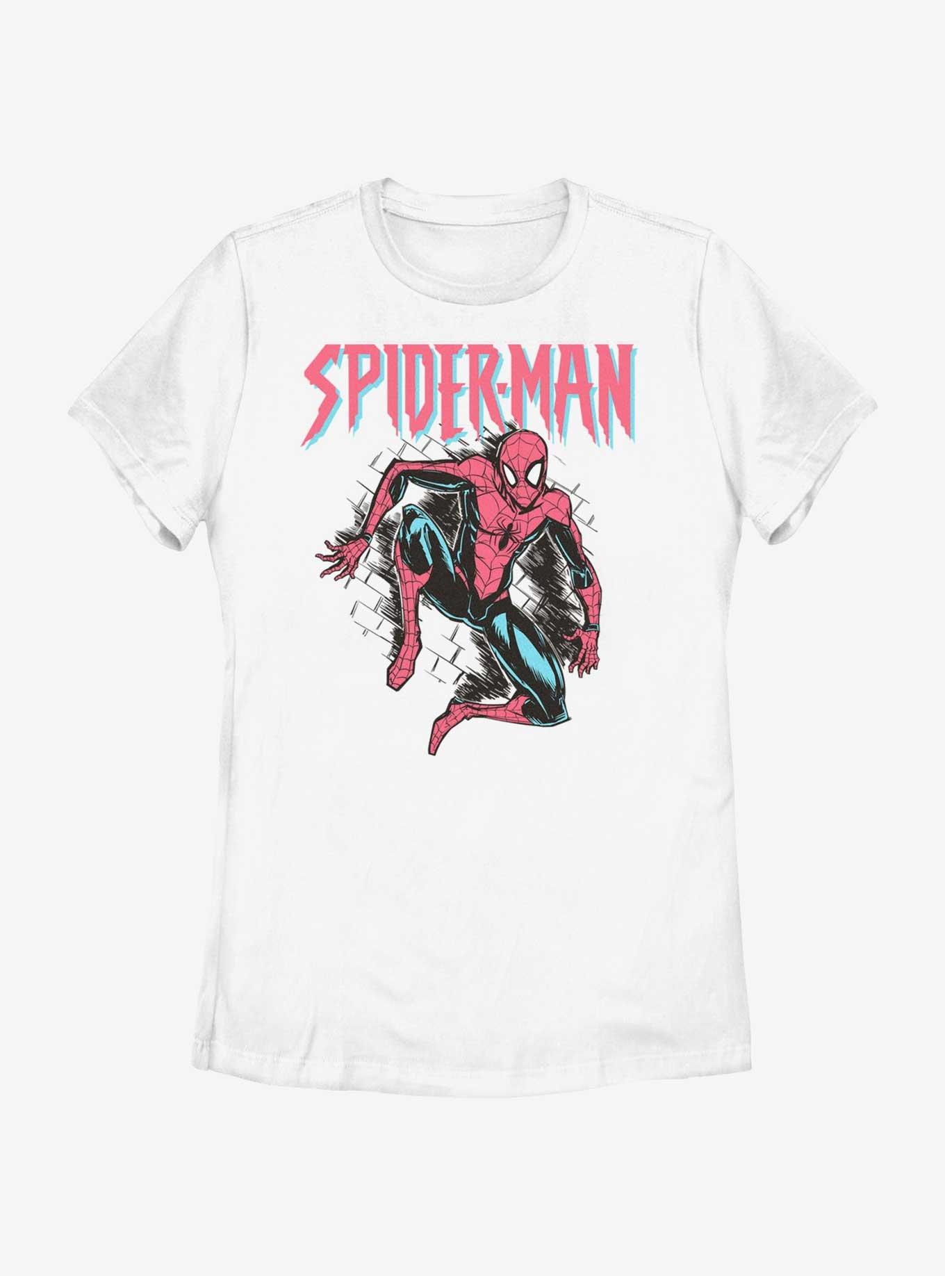 Marvel Spider-Man Spidey Pastel Womens T-Shirt, WHITE, hi-res