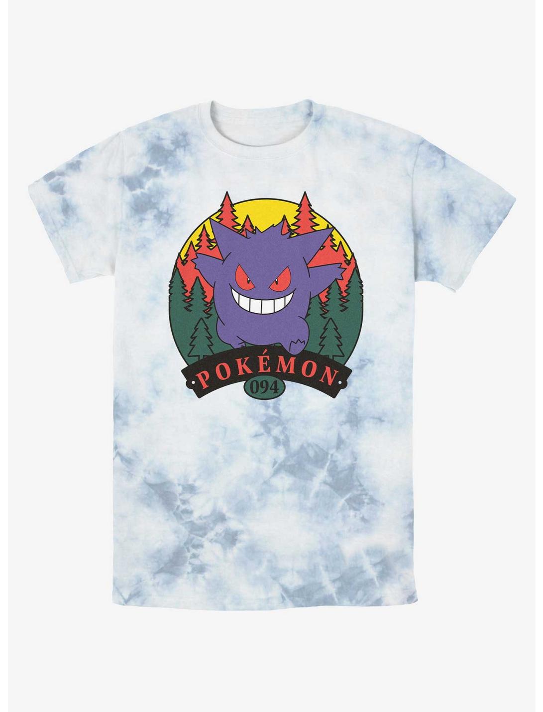Pokemon Gengar Forest Attack Tie-Dye T-Shirt, WHITEBLUE, hi-res