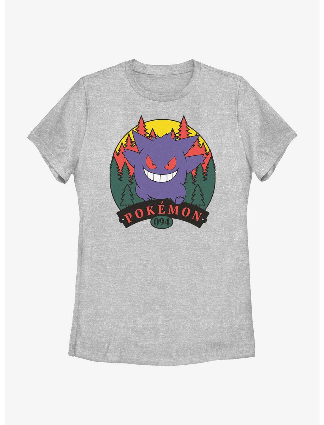 Pokemon Gengar Forest Attack Womens T-Shirt, ATH HTR, hi-res