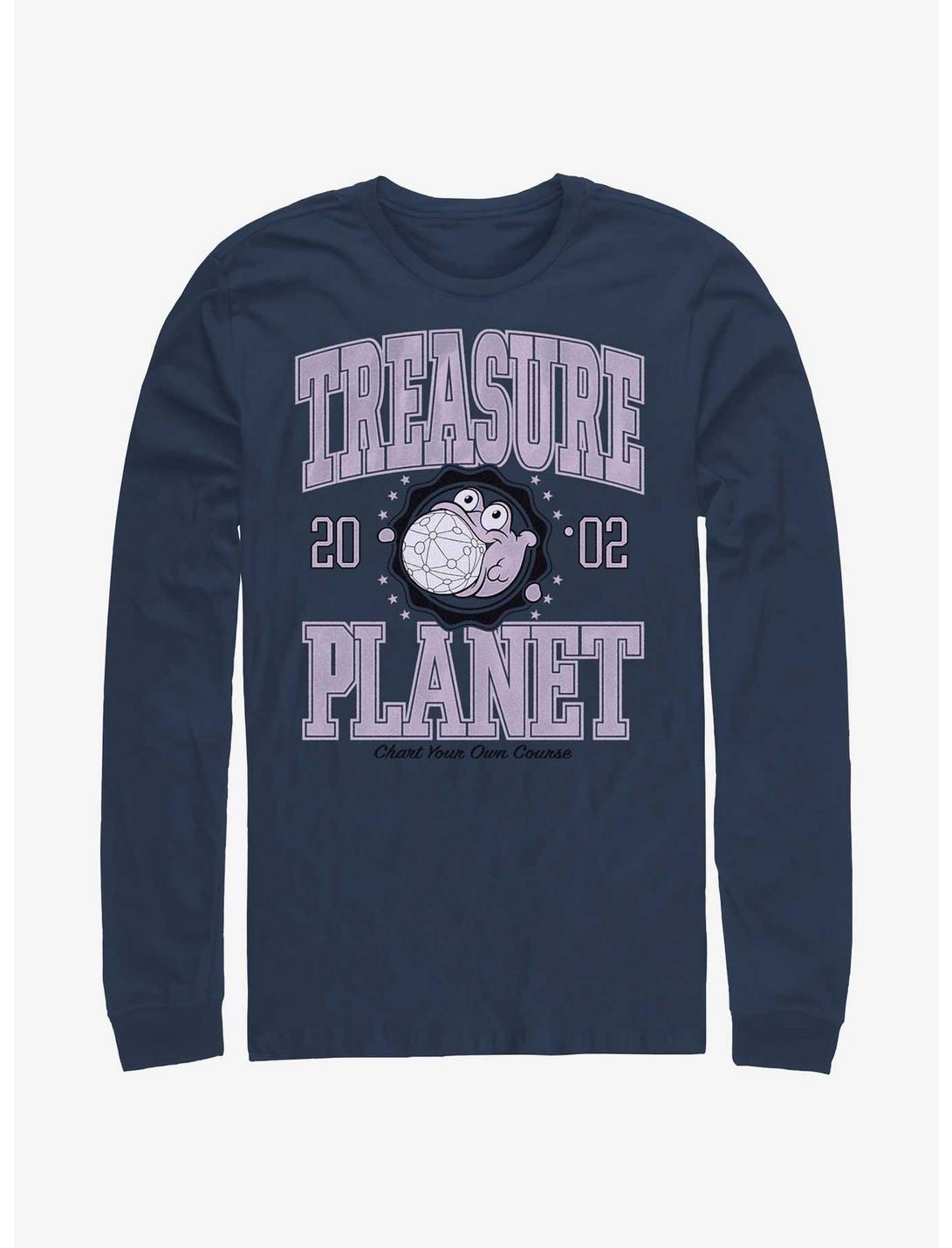 Disney Treasure Planet Morph College Long-Sleeve T-Shirt, NAVY, hi-res