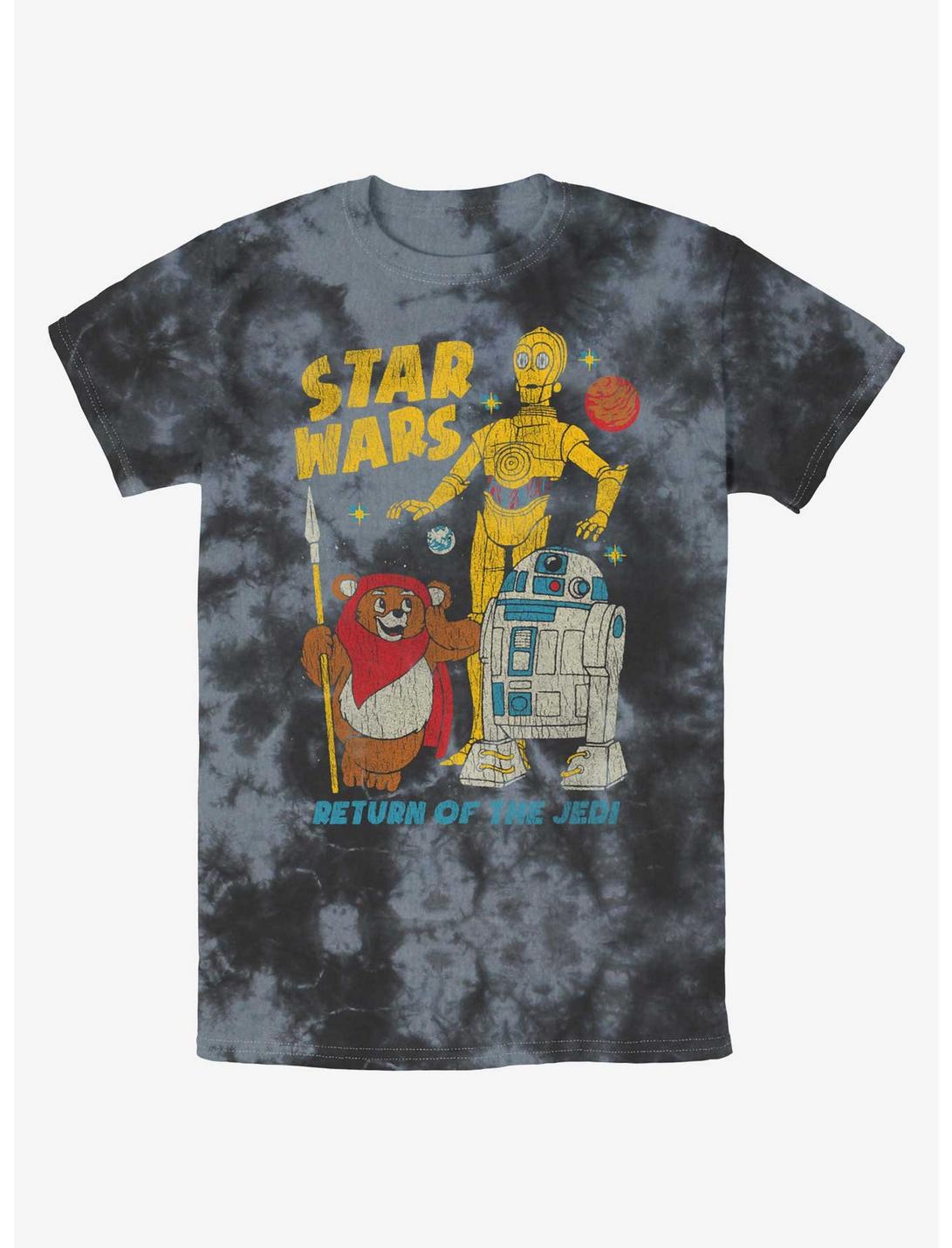 Star Wars Walk The Ewok Tie-Dye T-Shirt, BLKCHAR, hi-res