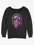 The Lord of the Rings Gandalf Decide With Time Womens Slouchy Sweatshirt, BLACK, hi-res