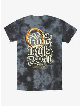The Lord of the Rings One Ring Rules Tie-Dye T-Shirt, , hi-res