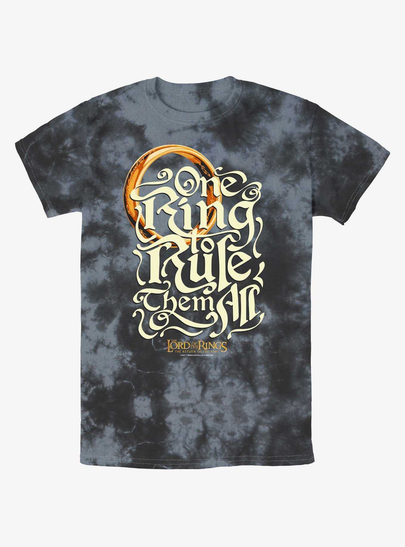 The Lord of the Rings One Ring Rules Tie-Dye T-Shirt, , hi-res