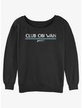 Indiana Jones Club Obi Wan Womens Slouchy Sweatshirt, BLACK, hi-res