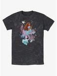 Disney The Little Mermaid Ariel Dinglehopper Mineral Wash T-Shirt, BLACK, hi-res