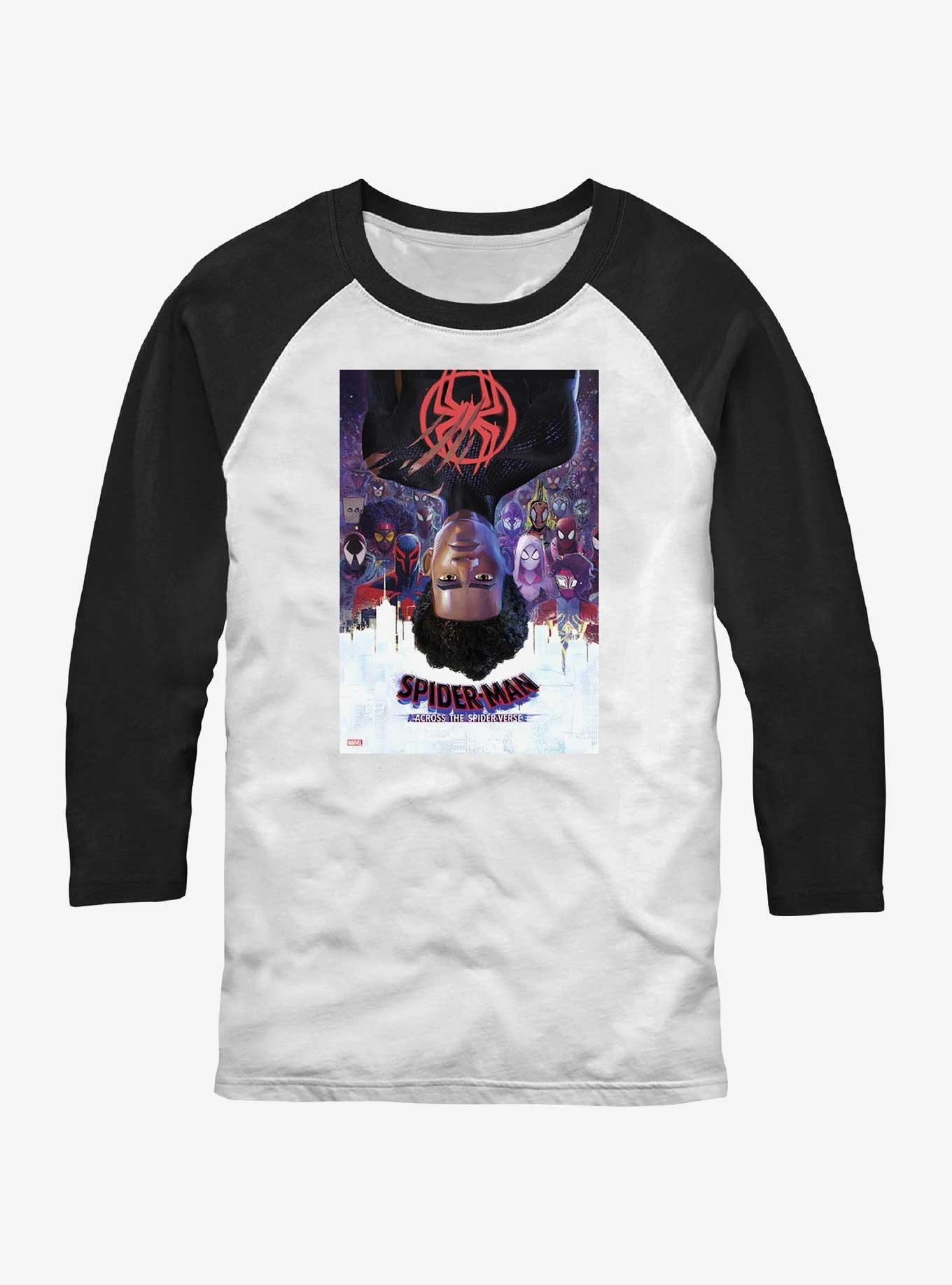Marvel Spider-Man: Across the Spider-Verse Poster Raglan T-Shirt, , hi-res