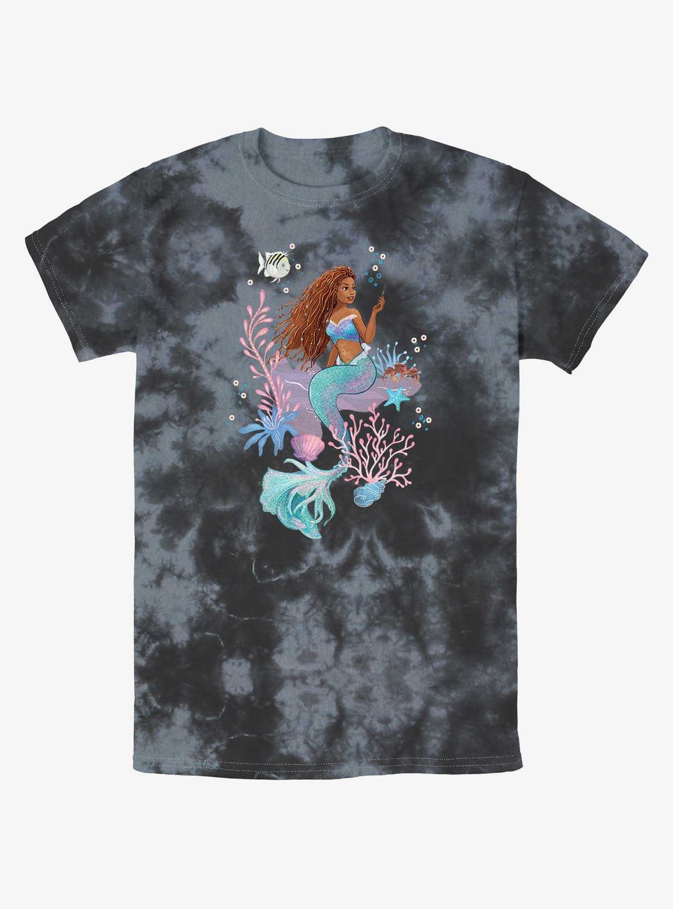 Disney The Little Mermaid Ariel Dinglehopper Tie-Dye T-Shirt, , hi-res