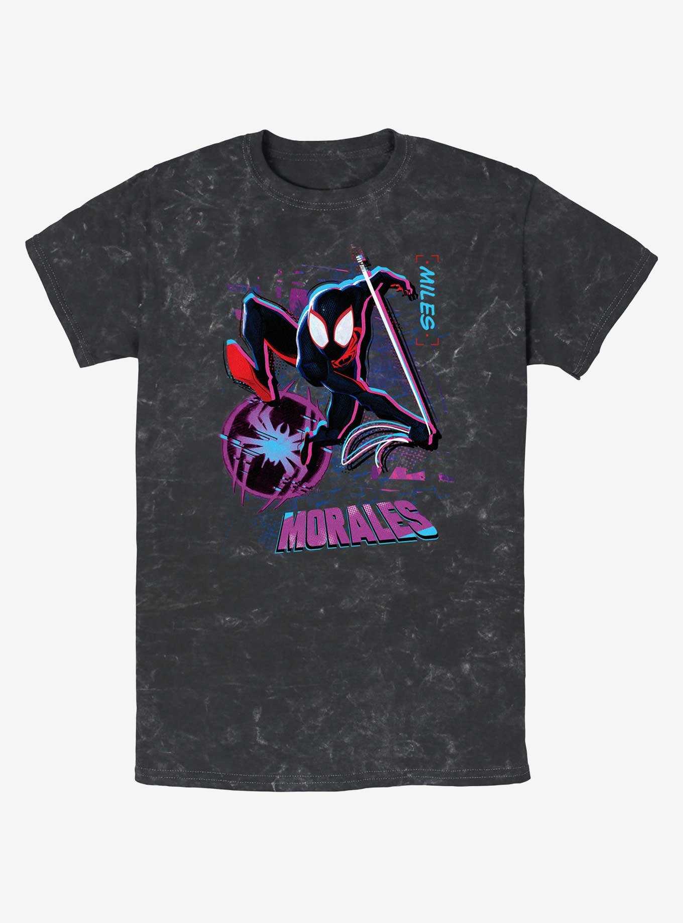 Marvel Spider-Man: Across the Spider-Verse Street Swing Miles Morales Mineral Wash T-Shirt, , hi-res