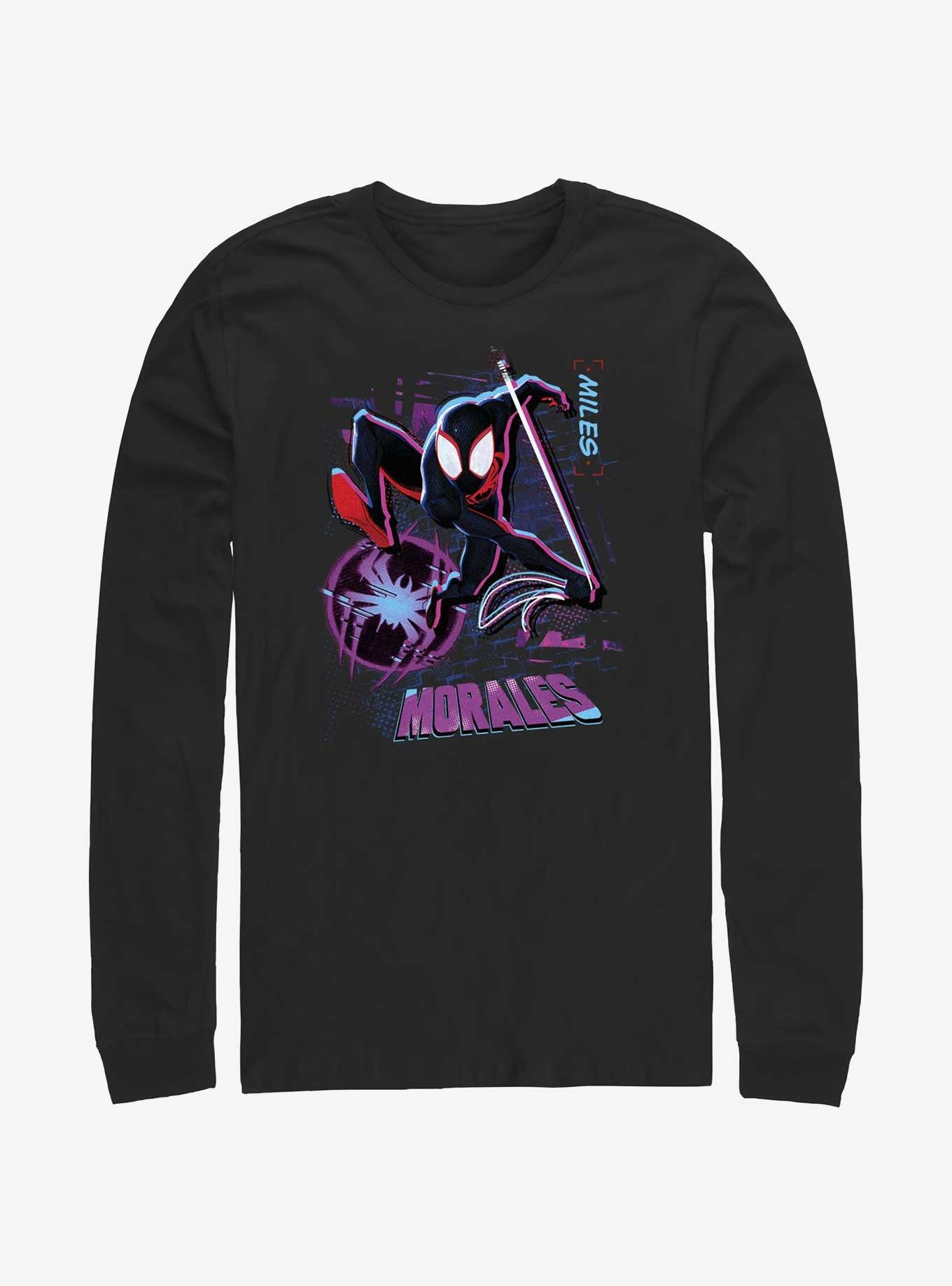 Marvel Spider-Man: Across the Spider-Verse Street Swing Miles Morales Long-Sleeve T-Shirt, , hi-res