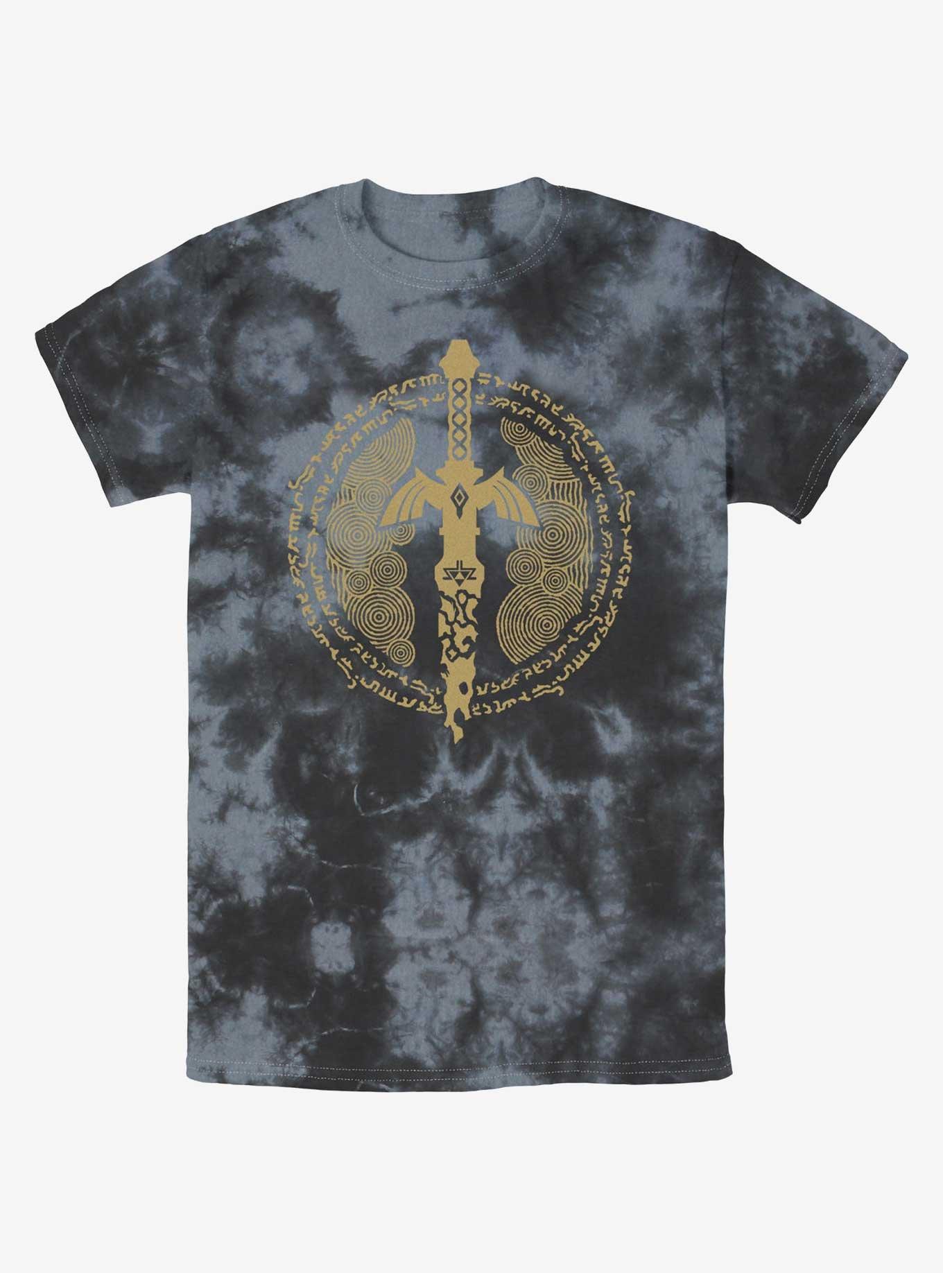 The Legend of Zelda Master Sword Icon Tie-Dye T-Shirt, , hi-res