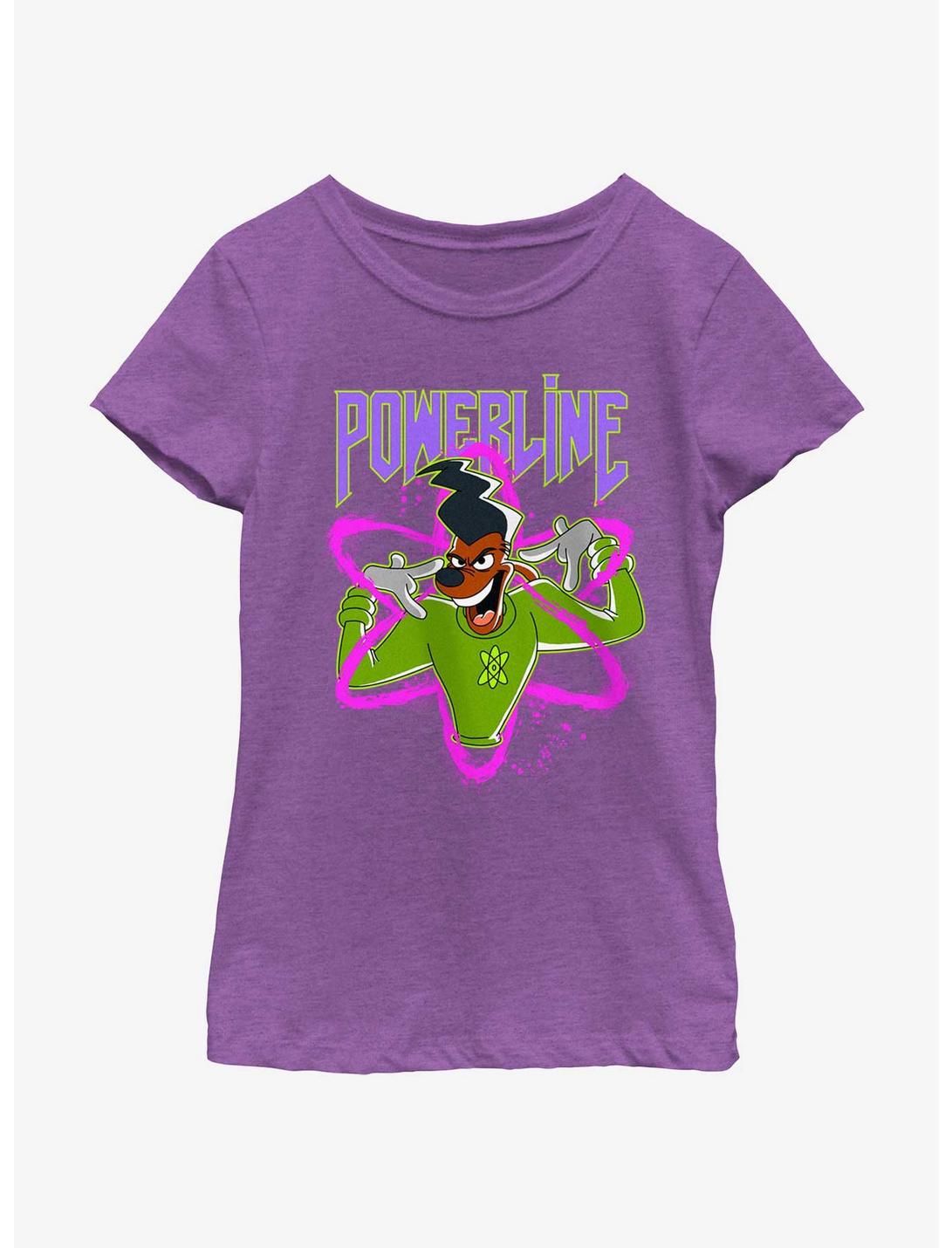 Disney Goofy I Have Power Girls Youth T-Shirt, PURPLE BERRY, hi-res