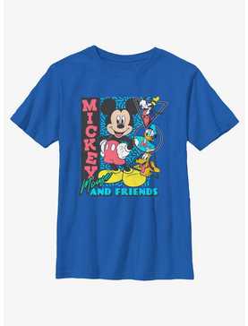 Disney Mickey Mouse Friends Goofy Donald and Pluto Youth T-Shirt, , hi-res