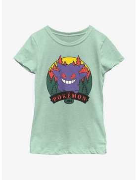 Pokemon Gengar Forest Attack Girls Youth T-Shirt, , hi-res
