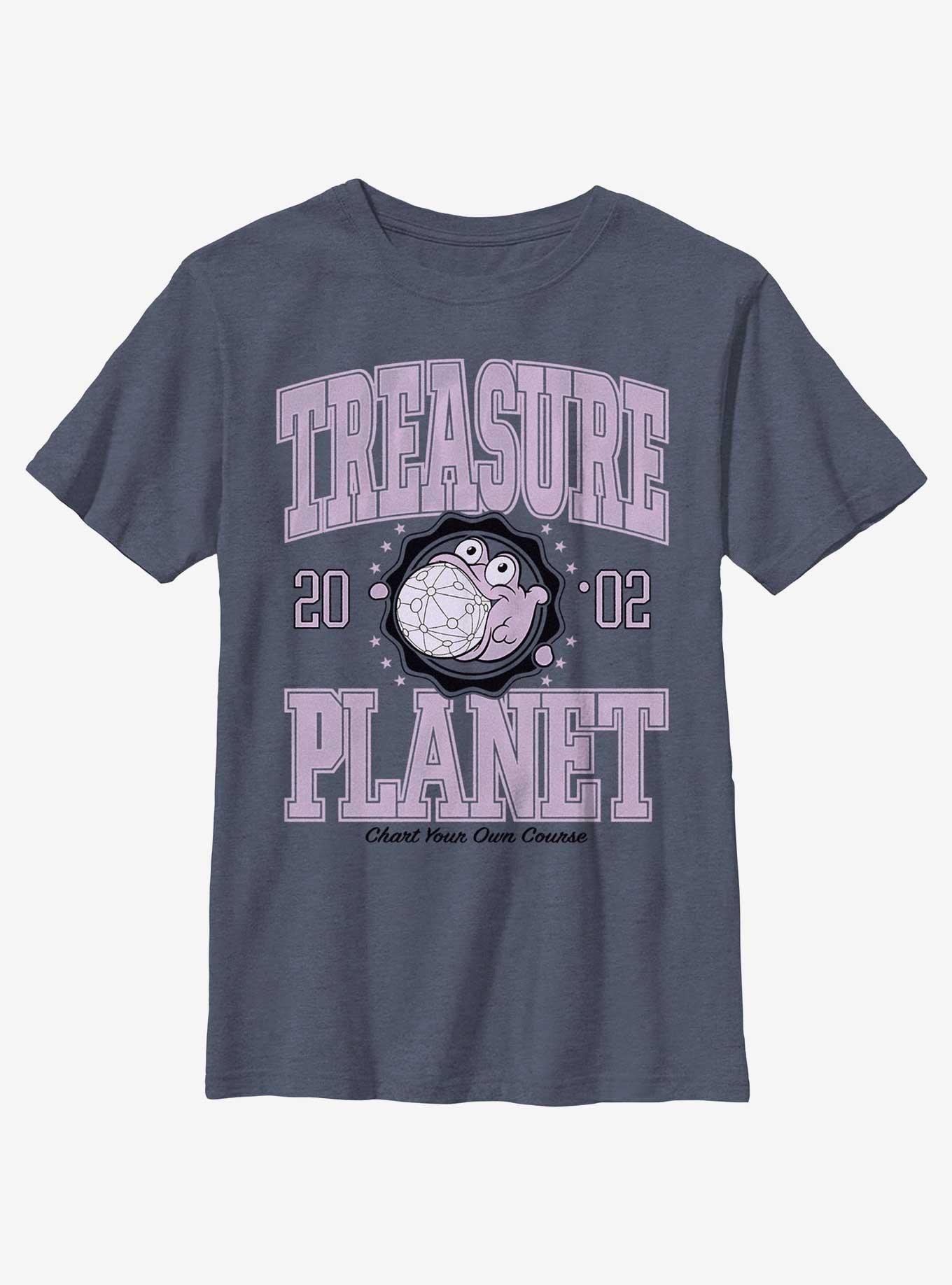 Disney Treasure Planet Morph College Youth T-Shirt, NAVY HTR, hi-res