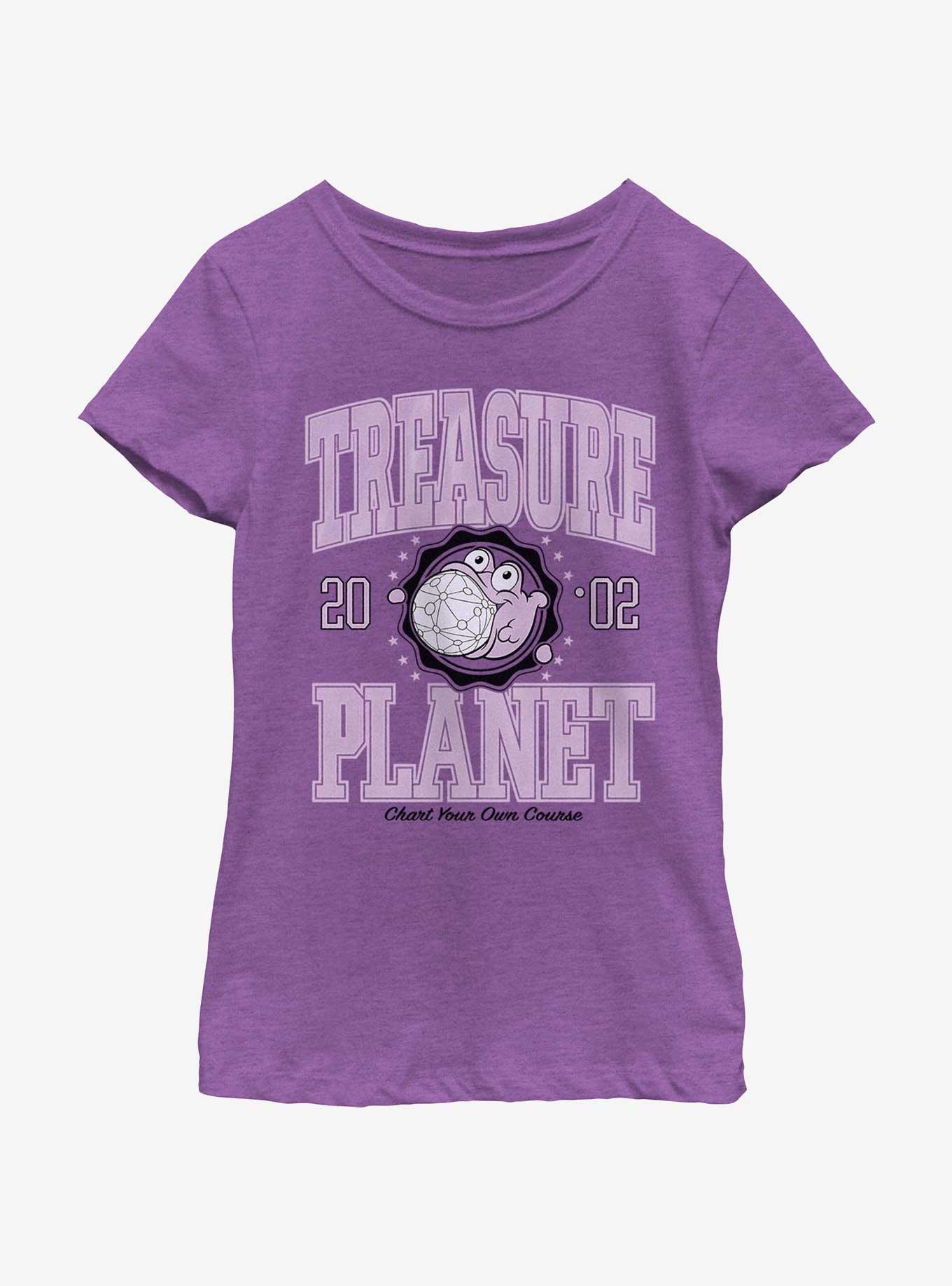 Disney Treasure Planet Morph College Girls Youth T-Shirt, PURPLE BERRY, hi-res