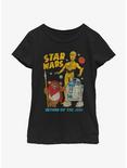 Star Wars Walk The Ewok Girls Youth T-Shirt, BLACK, hi-res