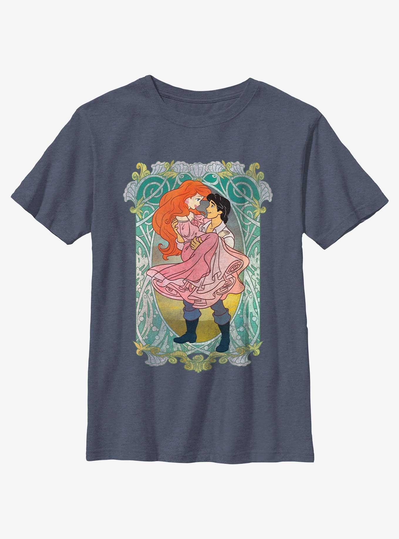 Disney The Little Mermaid Ariel and Eric Ever After Youth T-Shirt, , hi-res