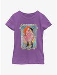 Disney The Little Mermaid Ariel and Eric Ever After Girls Youth T-Shirt, PURPLE BERRY, hi-res