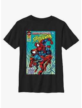 Marvel Spider-Man Clone Wars Comic Cover Youth T-Shirt, , hi-res