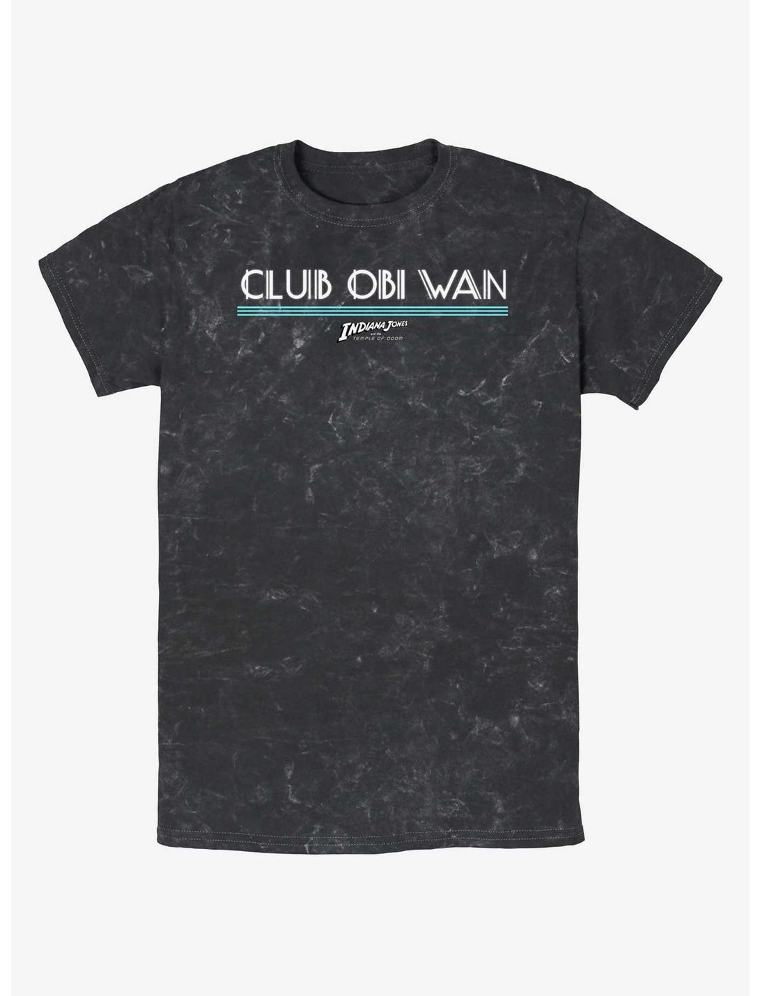 Indiana Jones Club Obi Wan Mineral Wash T-Shirt, BLACK, hi-res